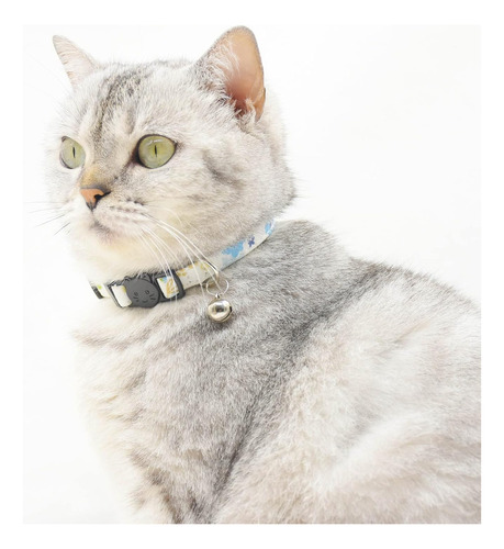 Collares Para Gatos Separables Con Campana, Juego De 3, Dura