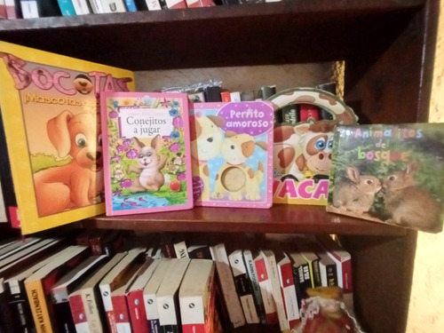 Lote De 5 Libros Infantiles De Animales