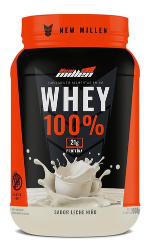 Whey 100% Concentrado New Millen Pote 900g -
