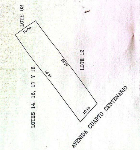Venta De Terreno Escriturado En Av. Cuarto Centenario, Lienzo Charro