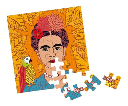 Imagen 2 de 6 de Libro Unicornios Dinosaurios Arte En Lata Con Puzzle Edu