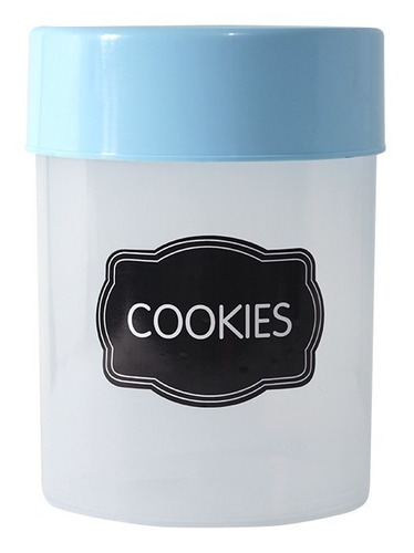 Set X3 Tarros Cookies Plastico Contenedor De Snack Chico