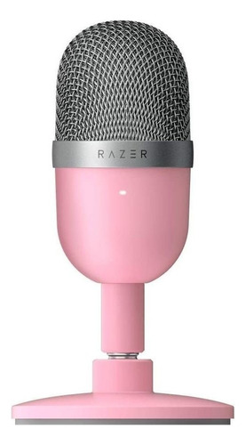 Micrófono Razer Seiren Mini Condensador Supercardioide Rosa