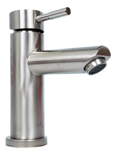 Griferia Monocomando Ah Home De Mesada Acero Inoxidable Ah14