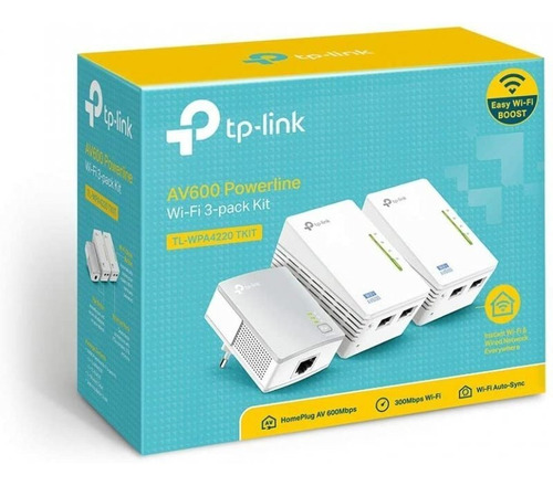 Imagen 6 de 7 de Extensor Repetidor Wifi Tp-link Tl-wpa4220t Kit 3 Unidades