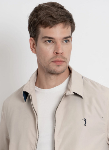 Jaqueta Aleatory Com Forro Fleece Bege