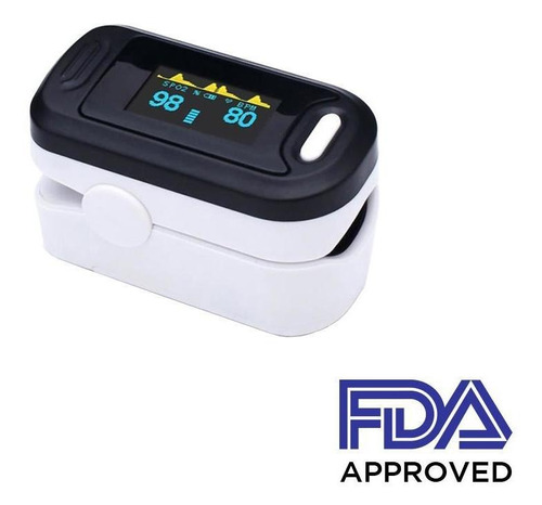 Imagen 2 de 7 de Oxímetro Pulso Dedo Yonker Negro Médico Profesional - S020