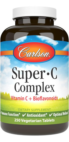 Complejo Super Vitamina C Carlson 250 Tabletas