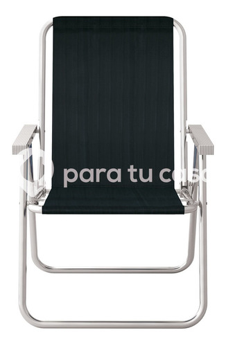 Imagen 2 de 10 de Sillón X2 Aluminio Playero Pescador Camping Alto Mor