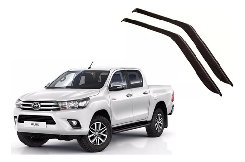 Deflector Ventanilla Toyota Hilux 2016 2019 X2 Oriyinall Del