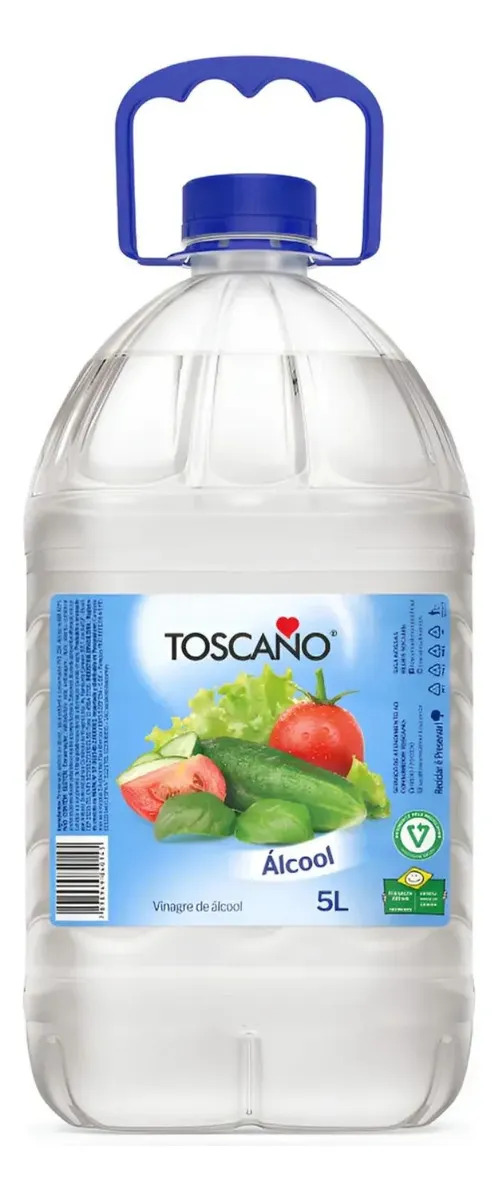 Vinagre de Álcool Toscano Galão 5 Litros