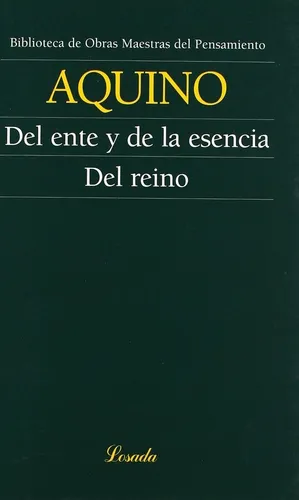 Del Ente Y De La Esencia - Aquino,tomas De