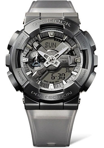 Imagen 4 de 7 de Reloj Casio G-shock Youth Transparente Humeado Gm-110mf-1acr
