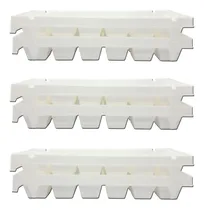 Comprar Cubetera Plástica X6 Unidades Color Blanco