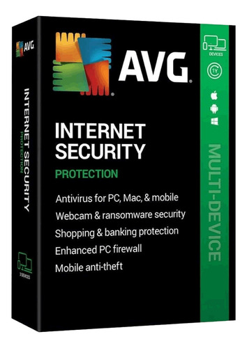 Avg Internet Security 10 Dispositivos 1 Año Digital