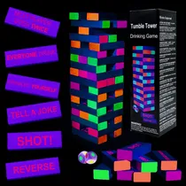 Comprar Juegos De Beber Torre Caída Brillante 54 Bloques
