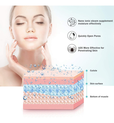 Facial Steamer Ezbasics Ionic Warm Mist Humidifier Pink