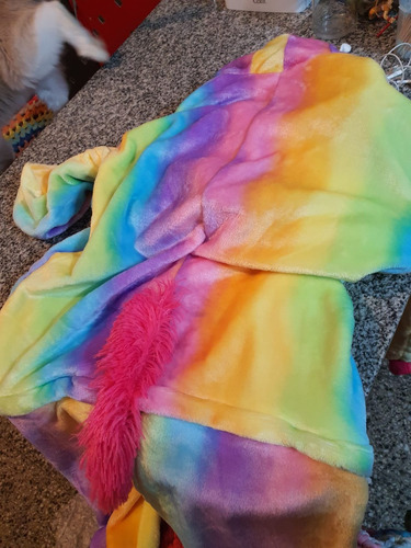 Kigurumi Pijama Niño Plush Disfraz Unicornio Multicolor