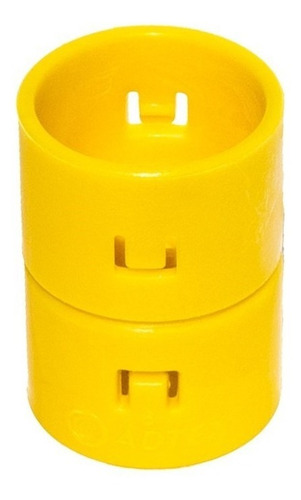 Luva Conduite Adtex Pressao 20mm 1/2 Amarelo C/10pçs