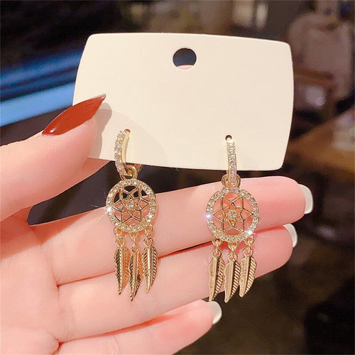 Nuevos Pendientes De Malla, Estilo Largo, Accesorios De Orej
