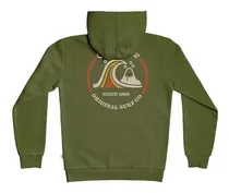 Comprar Buzo Canguro Mirror Logo Quiksilver Hombre Moda Premium!!