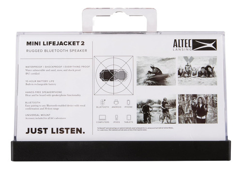 Altavoz Portátil Altec Lansing, Ip67, 110v/220v, 5 W, Gris