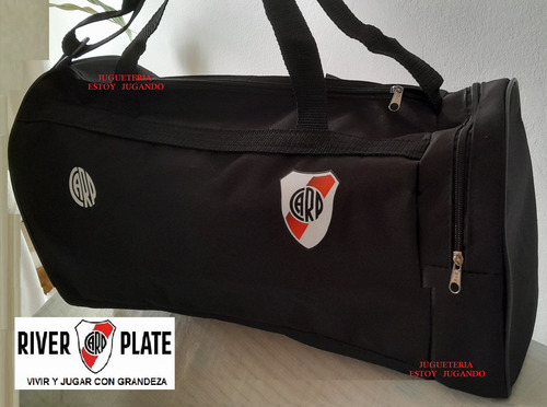 Bolso River Deportivo Trabajo Club Viaje Hermoso Super Sale Negro Deportivo