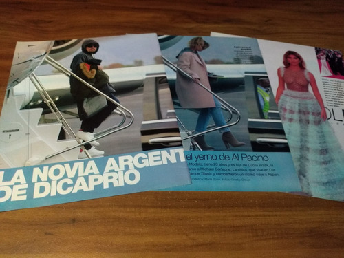 (a175) Leonardo Dicaprio * Clippings Revista 3 Pgs * 2018