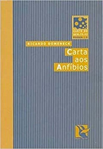 Carta Aos Anfíbios, De Domeneck, Ricardo. Editora Bem-te-vi Editora Em Português