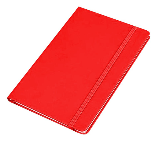 Libreta De Notas A5 Cuaderno De Notas Papel Beige 80gr 96 Hj Color Rojo