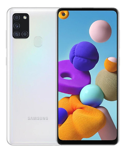 Imagen 1 de 6 de Samsung Galaxy A21s 128 GB blanco 4 GB RAM