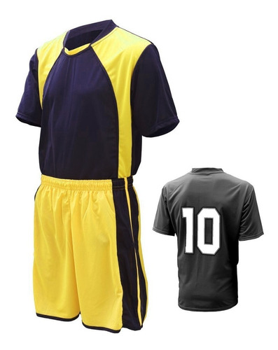 Jogo Camisa E Calção Esportivo Uniforme Treino Futebol Run