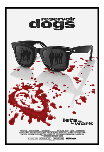 Cuadro Poster Premium 33x48cm Tarantino Perros De La Calle