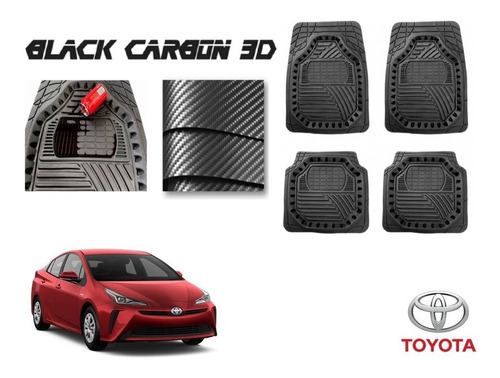 Tapetes Premium Black Carbon 3d Toyota Prius 2016 A 2022