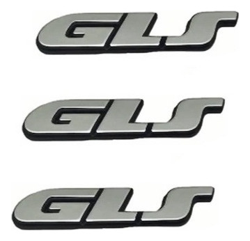 Juego 3 Emblemas Gls Vw Santana Quantum Amazon Logus Parati