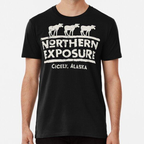 Remera Logotipo De Northern Exposure Usado Algodon Premium