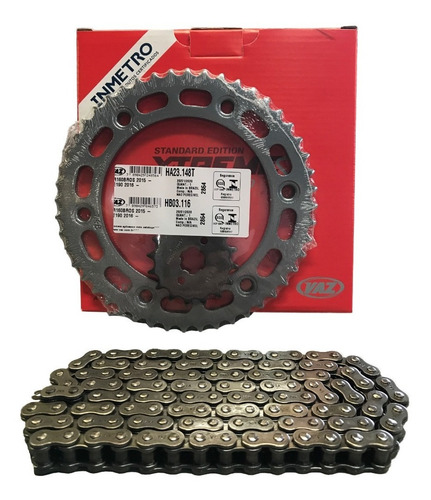 Kit Relação Honda Bros 160 Xre 190 Transmissão H04003xsf