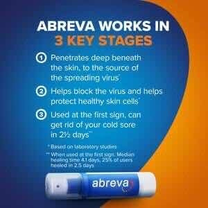 Pomada Abreva Trata Herpes Docosanol 10% - Pump 2g