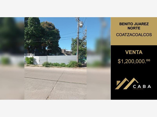 Venta Terreno Benito Juarez Norte