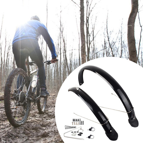 Juego De Guardabarros Para Bicicleta, Guardabarros Brillante