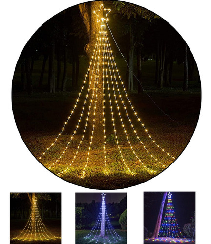 Luzes Decorativas De Natal Led Para Exterior, Luzes De Natal