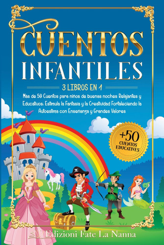 Libro: Cuentos Infantiles: 3 Libros En 1 Más De 50 Cuentos P