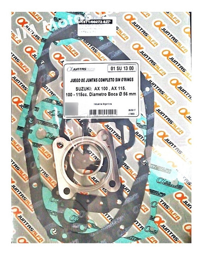 Junta Motor Suzuki Ax100/115 Juntas Alfa // Global Sales