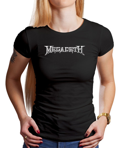 Polo Dama Megadeth (d1408 Boleto.store)