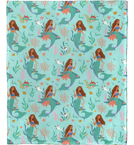 Manta Northwest Little Silk Touch, 50 X 60, Seafoam Sweethea