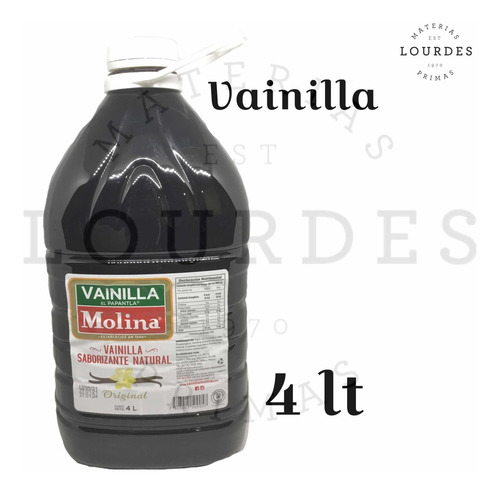 Saborizante Vainilla Molina 4ltr