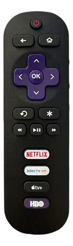 Control Compatible Con Roku Tv Hisense Atvio Hkpro Mas Funda
