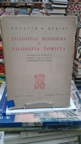 Filosofia Moderna Y Filosofia Tomista Octavio Derisi