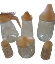 Comprar Set De Implementos Vintage Para Condimentar 6 Piezas Orig Eu