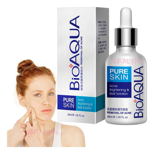 Bioaqua Skin Pure Serum Anti Acné Anti Manchas Puntos Negros Tipo de piel Normal